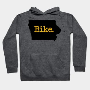 Iowa Bike IA Iowa Hawkeye Colors Hoodie